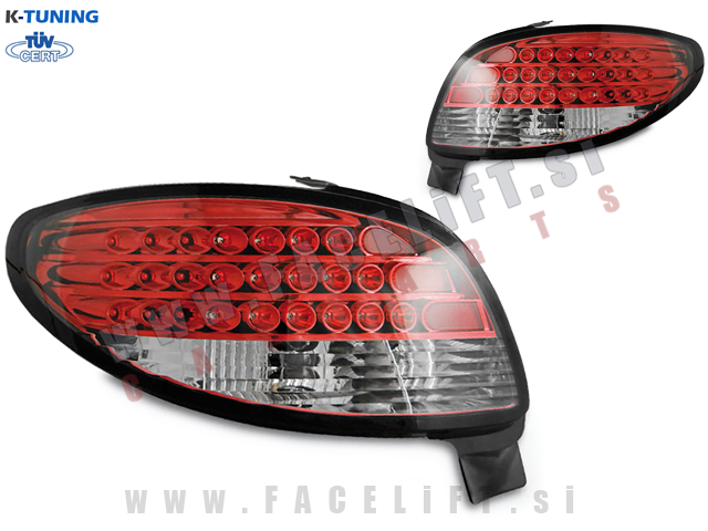 Peugeot 206 / (98-09) / zadnje LED luči Peugeot 206 / (98-09) / zadnje LED luči
