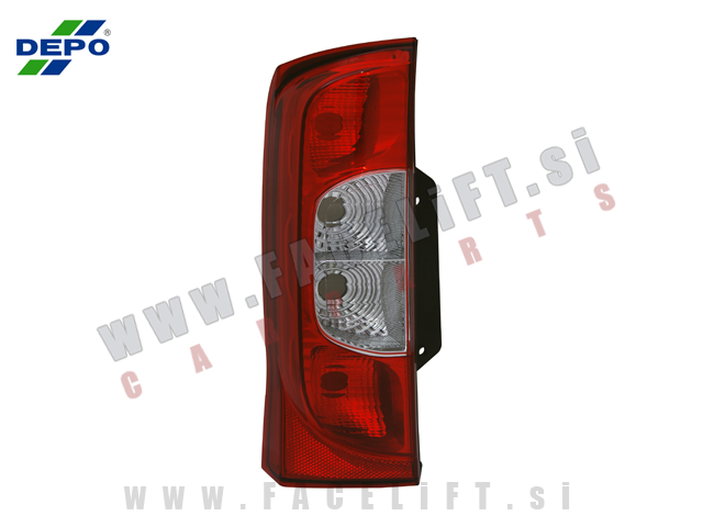 Peugeot Bipper / AA (08- ) / dvokrilna vrata / zadnja luč / leva Peugeot Bipper / AA (08- ) / dvokrilna vrata / zadnja luč / leva