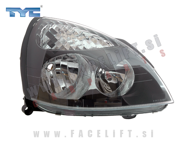 Renault Clio 2 01-05 žaromet črni desni Renault Clio 2 01-05 žaromet črni desni