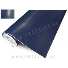 Samolepljiva folija karbon (3D) modra 152cm x 150cm