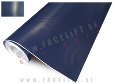 Samolepljiva folija karbon (3D) modra 152cm x 250cm