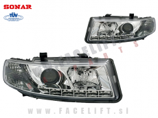 Seat Leon / 1M (99-06) / žarometi z LED Devil Eyes