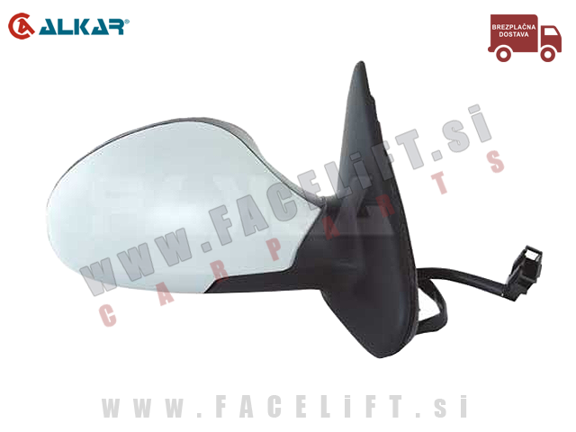Seat Leon / 1M (03-05) / ogledalo / električno / ogrevano / desno Seat Leon / 1M (03-05) / ogledalo / električno / ogrevano / desno