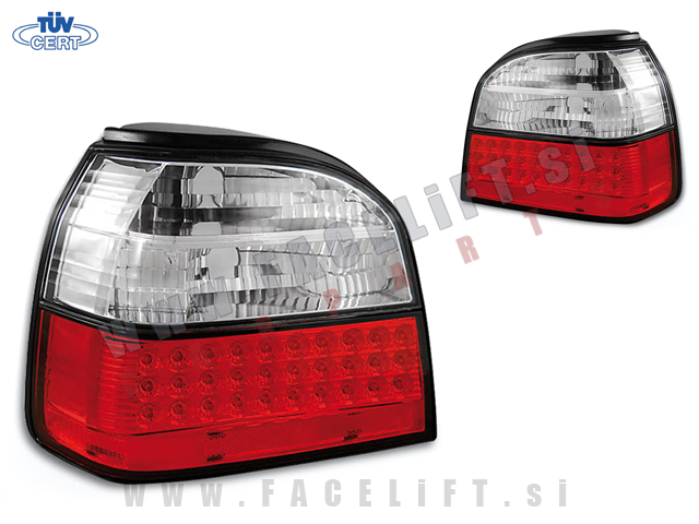 VW Golf 3 / 1H (91-97) / zadnje LED luči VW Golf 3 / 1H (91-97) / zadnje LED luči