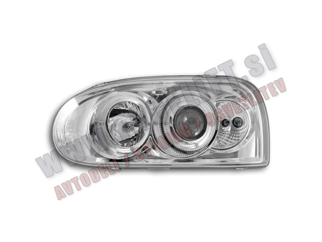 VW Golf 3 / sprednji Angel Eyes žarometi z lečo VW Golf 3 / sprednji Angel Eyes žarometi z lečo