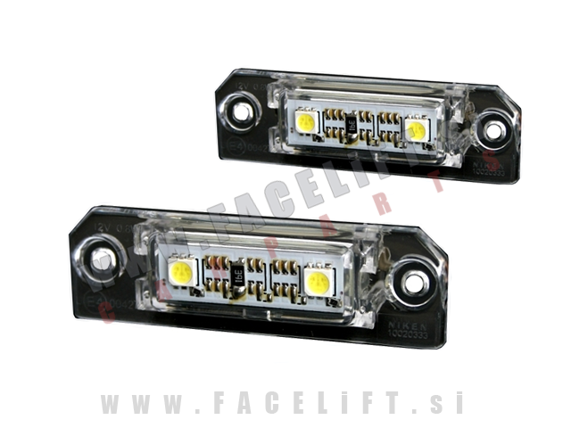VW LED osvetlitev registrske tablice z ohišjem VW LED osvetlitev registrske tablice z ohišjem