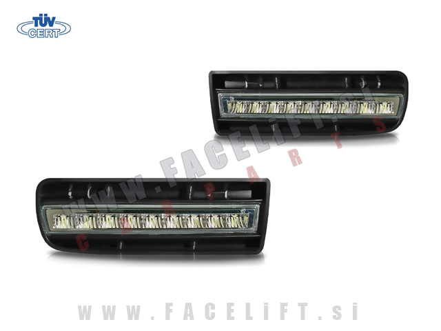 VW Golf 4 97-03 LED dnevne luči z ohišjem za vgradnjo v odbijač VW Golf 4 97-03 LED dnevne luči z ohišjem za vgradnjo v odbijač