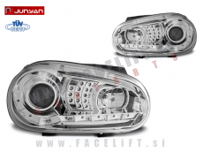 VW Golf 4 / 1J (97-03) / žarometi z LED Devil Eyes in lečo