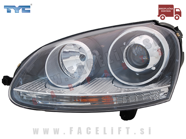 VW Golf 5 / 1K (03-08) / bi-xenon žaromet / levi VW Golf 5 / 1K (03-08) / bi-xenon žaromet / levi