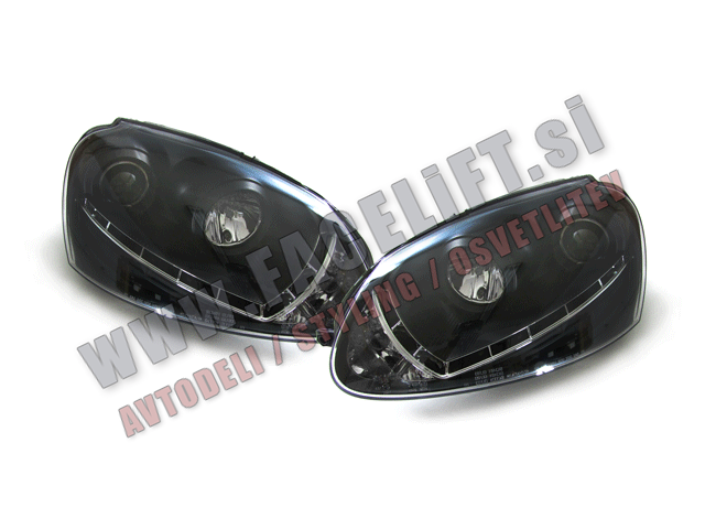 VW Golf 5 / sprednji xenon žarometi z LED dnevnimi lučmi