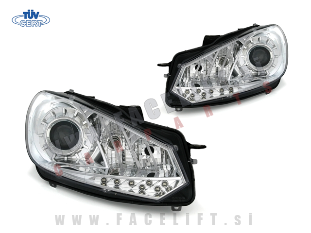 VW Golf 6 / 5K (08-13) / žarometi z LED pozicijo in lečo VW Golf 6 / 5K (08-13) / žarometi z LED pozicijo in lečo