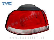 VW Golf 6 Hatchback 08-12 zadnja zunanja luč leva VW Golf 6 Hatchback 08-12 zadnja zunanja luč leva