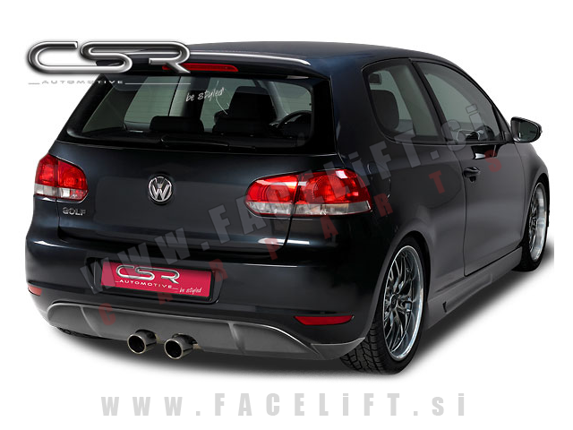 VW Golf 6 / 5K (8-13) / difuzor za zadnji odbijač / SF-Line VW Golf 6 / 5K (8-13) / difuzor za zadnji odbijač / SF-Line
