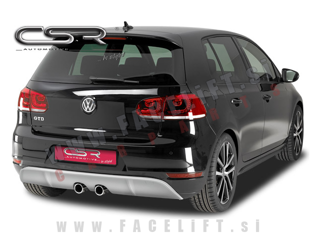 VW Golf 6 / 5K (8-13) / difuzor za zadnji odbijač VW Golf 6 / 5K (8-13) / difuzor za zadnji odbijač