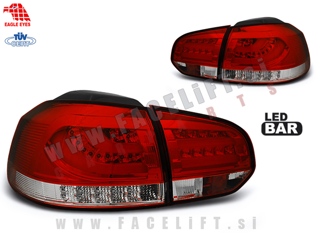 VW Golf 6 08-12 zadnje LED luči VW Golf 6 08-12 zadnje LED luči