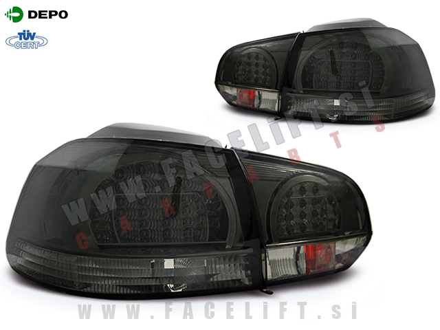 VW Golf 6 08-12 zadnje LED luči VW Golf 6 08-12 zadnje LED luči