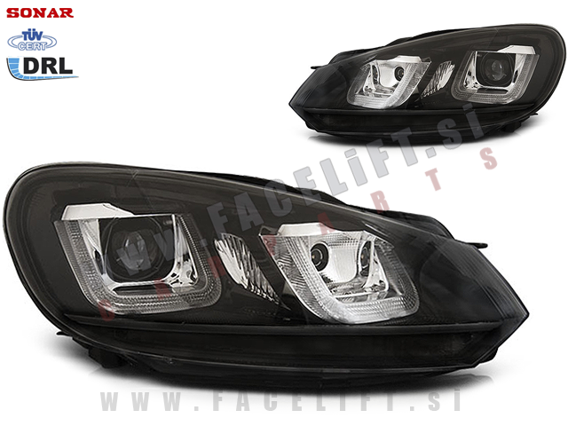VW Golf 6 08-12 žarometi DRL VW Golf 6 08-12 žarometi DRL
