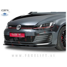 VW Golf 7 GTI GTD 12-17 podaljšek sprednjega odbijača črni (mat)