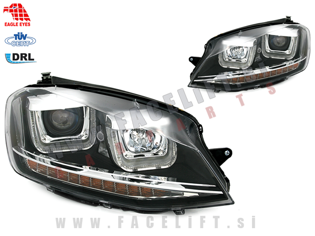 VW Golf 7 12-17 žarometi DRL