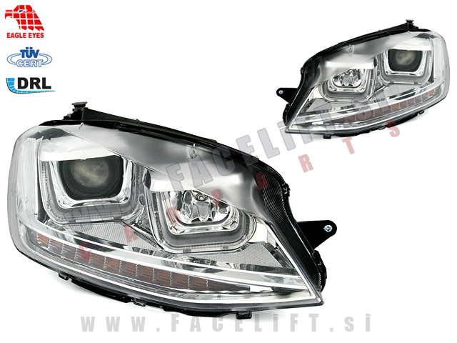 VW Golf 7 12-17 žarometi DRL