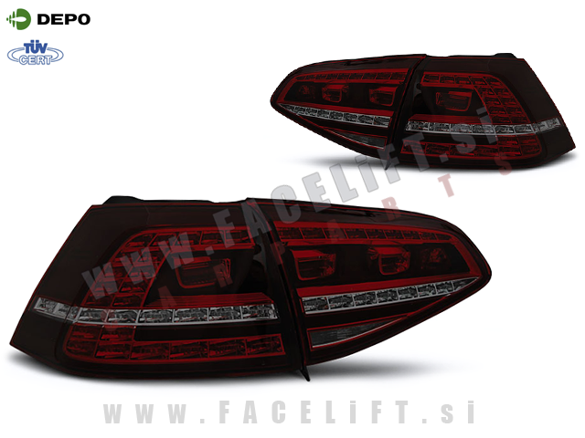 VW Golf 7 / 5G (12- ) / zadnje LED luči VW Golf 7 / 5G (12- ) / zadnje LED luči