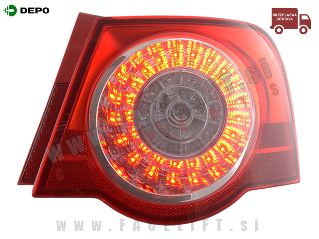 VW Passat / 3C Limuzina (05-10) / zadnja zunanja LED luč / desna VW Passat / 3C Limuzina (05-10) / zadnja zunanja LED luč / desna