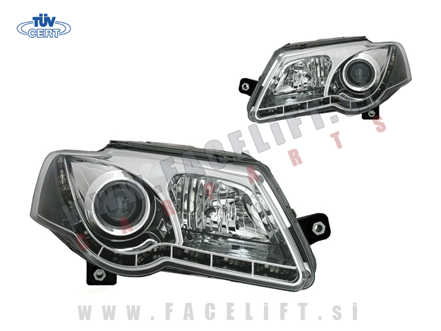 VW Passat / 3C (05-10) / žarometi z LED Devil Eyes in lečo VW Passat / 3C (05-10) / žarometi z LED Devil Eyes in lečo