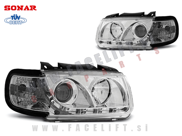 VW Polo / 6N (94-99) / žarometi z LED Devil Eyes in lečo VW Polo / 6N (94-99) / žarometi z LED Devil Eyes in lečo