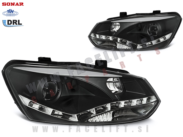 VW Polo / 6R (09-14) / žarometi / DRL