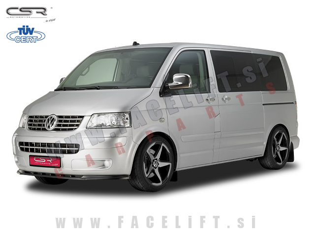 VW T5 03-09 podaljšek sprednjega odbijača VW T5 03-09 podaljšek sprednjega odbijača