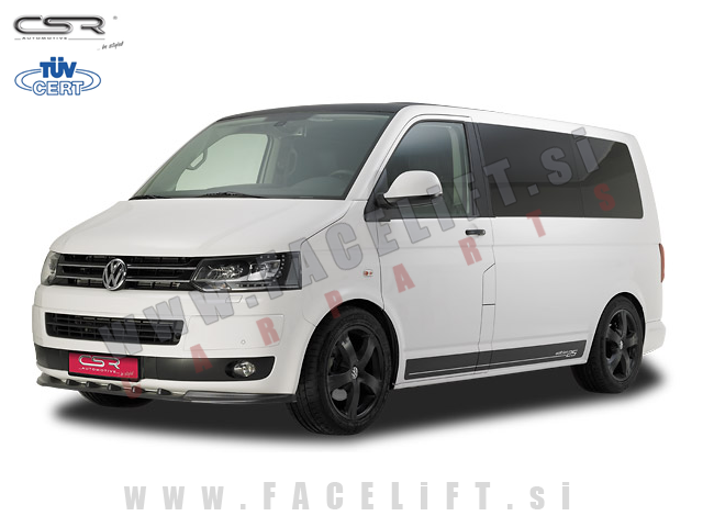 VW T5 09-15 podaljšek sprednjega odbijača VW T5 09-15 podaljšek sprednjega odbijača