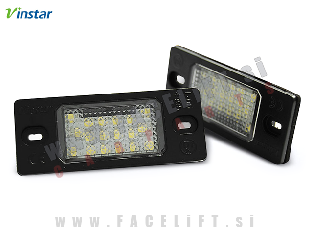 VW Touareg / 7L (02-10) / LED osvetlitev registrske tablice z ohišjem VW Touareg / 7L (02-10) / LED osvetlitev registrske tablice z ohišjem