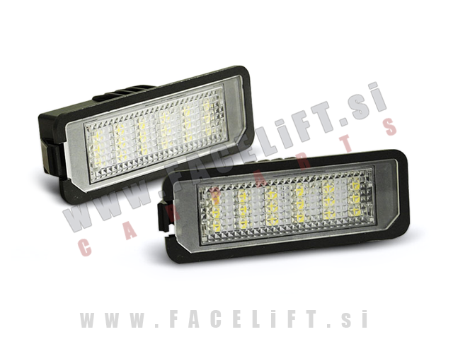 VW LED osvetlitev registrske tablice z ohišjem VW LED osvetlitev registrske tablice z ohišjem