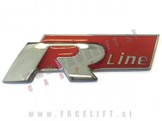 VW R-Line emblem (3D nalepka) VW R-Line emblem (3D nalepka)