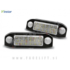 Volvo XC60 08-13 LED osvetlitev registrske tablice z ohišjem Volvo XC60 08-13 LED osvetlitev registrske tablice z ohišjem