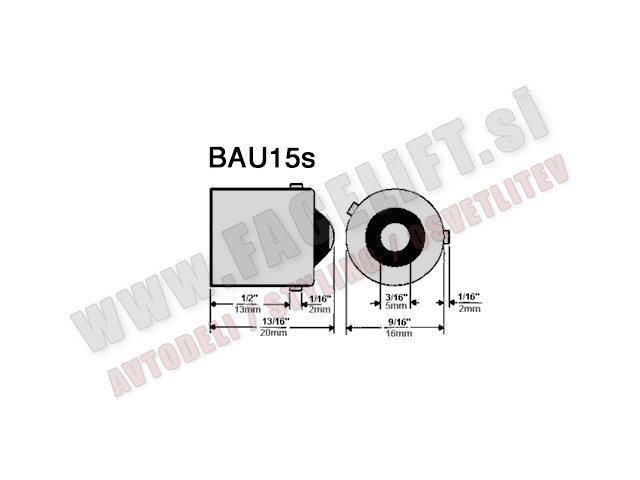 Halogenske žarnice PY21W BAU15s 12V Halogenske žarnice PY21W BAU15s 12V