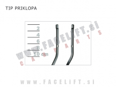 Citroen DS3 / (09- ) / silikonske brisalne metlice BOSCH AEROTWIN A116S