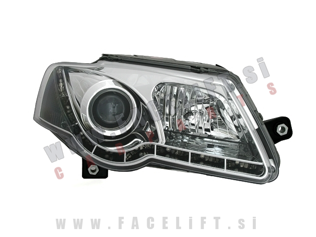 VW Passat / 3C (05-10) / žarometi z LED Devil Eyes in lečo