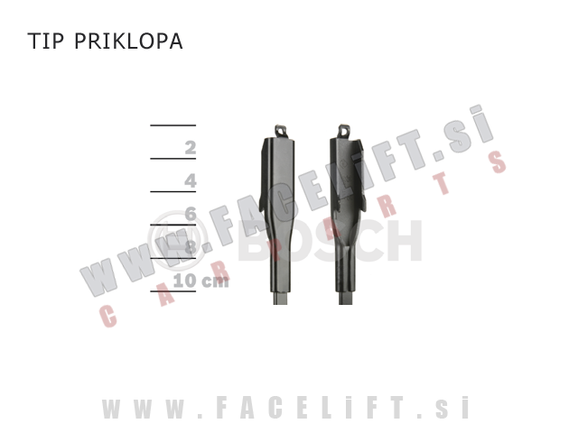 Alfa Romeo Mito / 955 (08-18) / brisalne metlice Bosch Aerotwin AM466S