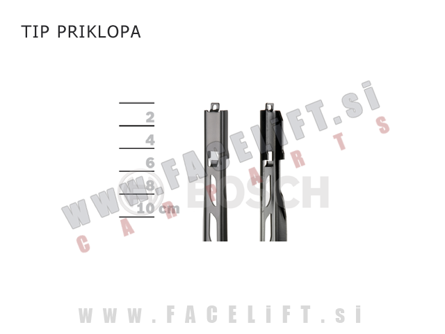 Alfa Romeo Mito / 955 (08-18) / brisalne metlice Bosch Aerotwin AM466S