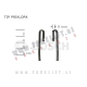 Citroen C3 / (02- ) / silikonske brisalne metlice BOSCH AEROTWIN AR604S