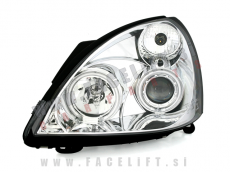 Renault Clio 2 / (01-05) / žarometi z LED Angel Eyes obročki