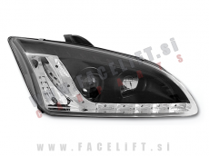 Ford Focus 2 / (04-08) / žarometi z LED Devil Eyes in lečo