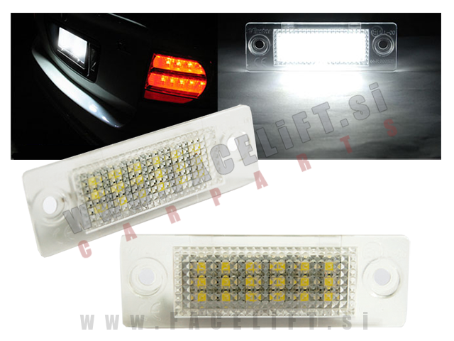 VW Passat / 3BG Limuzina (00-05) / LED osvetlitev registrske tablice z ohišjem