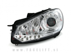 VW Golf 6 / 5K (08-13) / žarometi z LED pozicijo in lečo