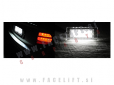 BMW X5 E53 00-06 LED osvetlitev registrske tablice z ohišjem BMW X5 E53 00-06 LED osvetlitev registrske tablice z ohišjem