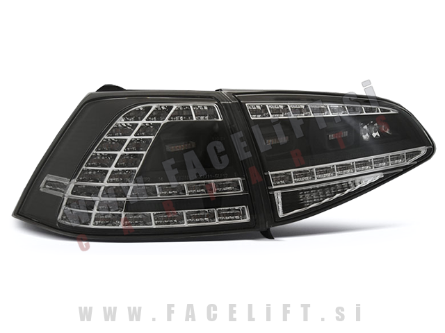 VW Golf 7 / 5G (12- ) / zadnje LED luči / GTI izgled VW Golf 7 / 5G (12- ) / zadnje LED luči / GTI izgled