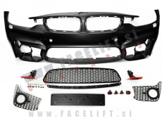 BMW 4 F32 F33 F36 13-21 sprednji odbijač M4 izgled PDC SRA BMW 4 F32 F33 F36 13-21 sprednji odbijač M4 izgled PDC SRA