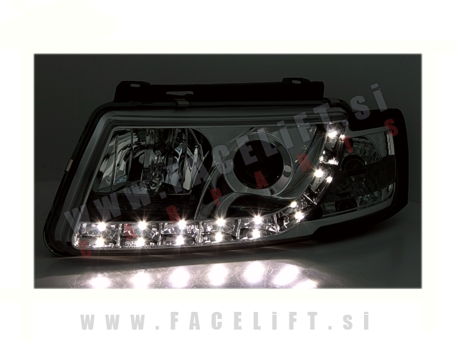 VW Passat / 3B (96-00) / žarometi z LED Devil Eyes in lečo