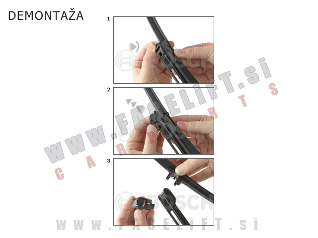 Seat Exeo (08- ) / silikonske brisalne metlice BOSCH AEROTWIN A933S